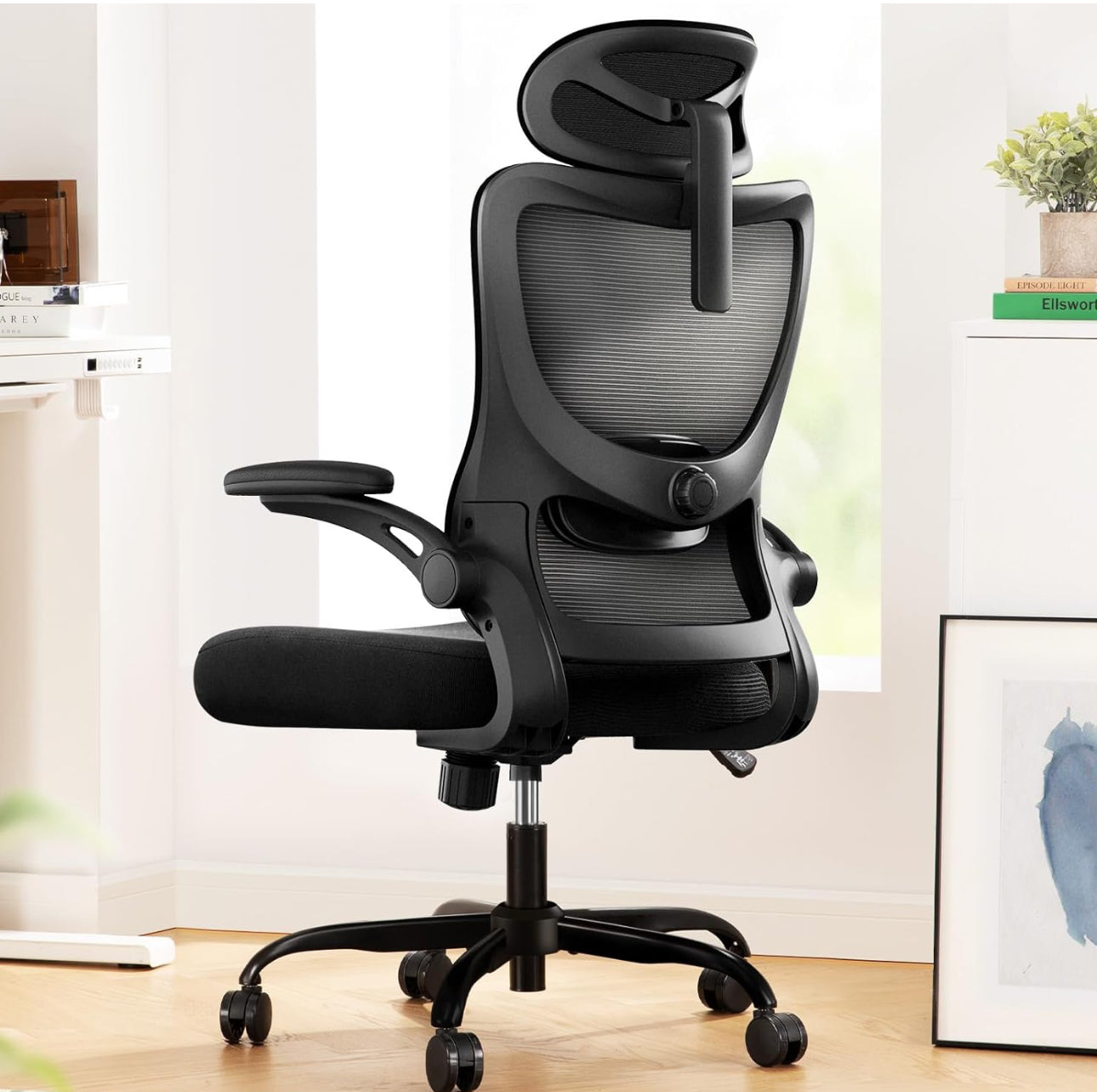 Desk chair black mash ergonomic chair, free shipping in the US