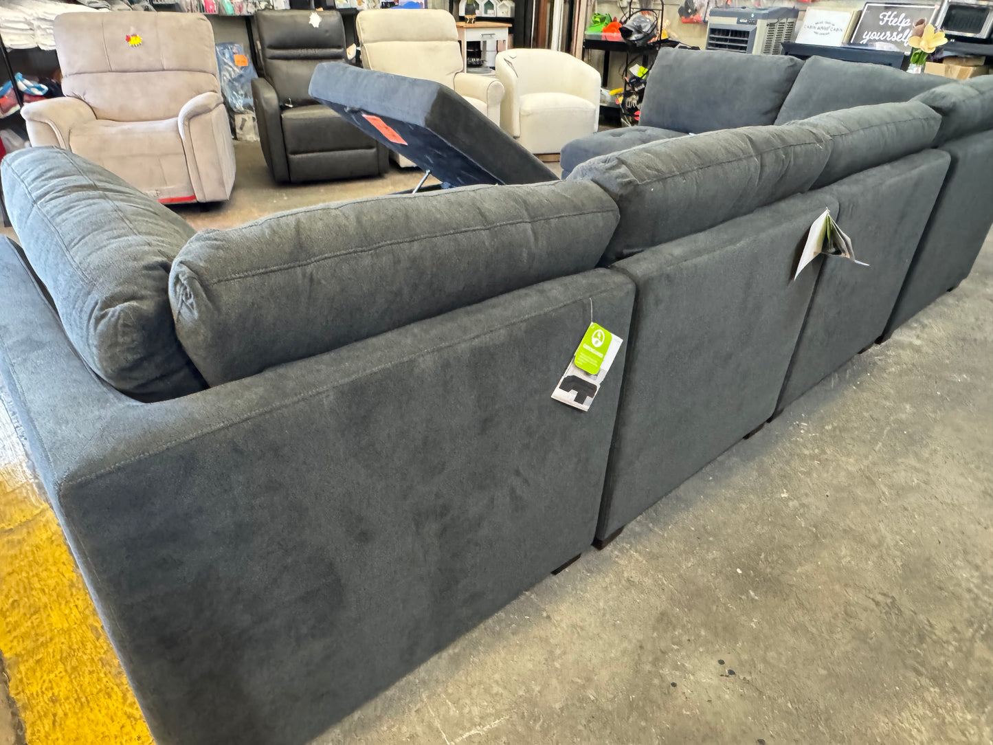Charcoal modular sectional Thomasville