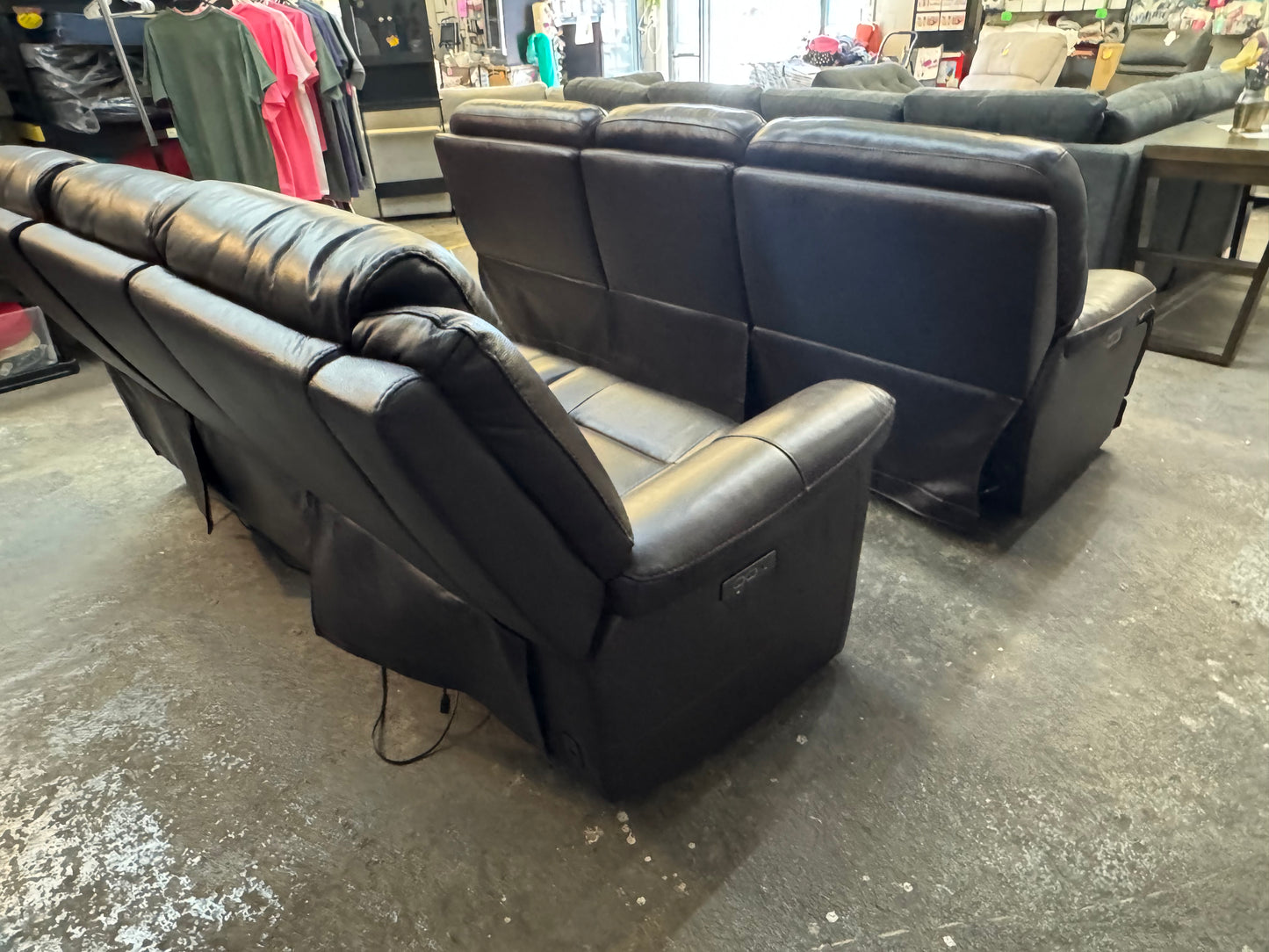 Top grain leather new sofa recliner $799.99each