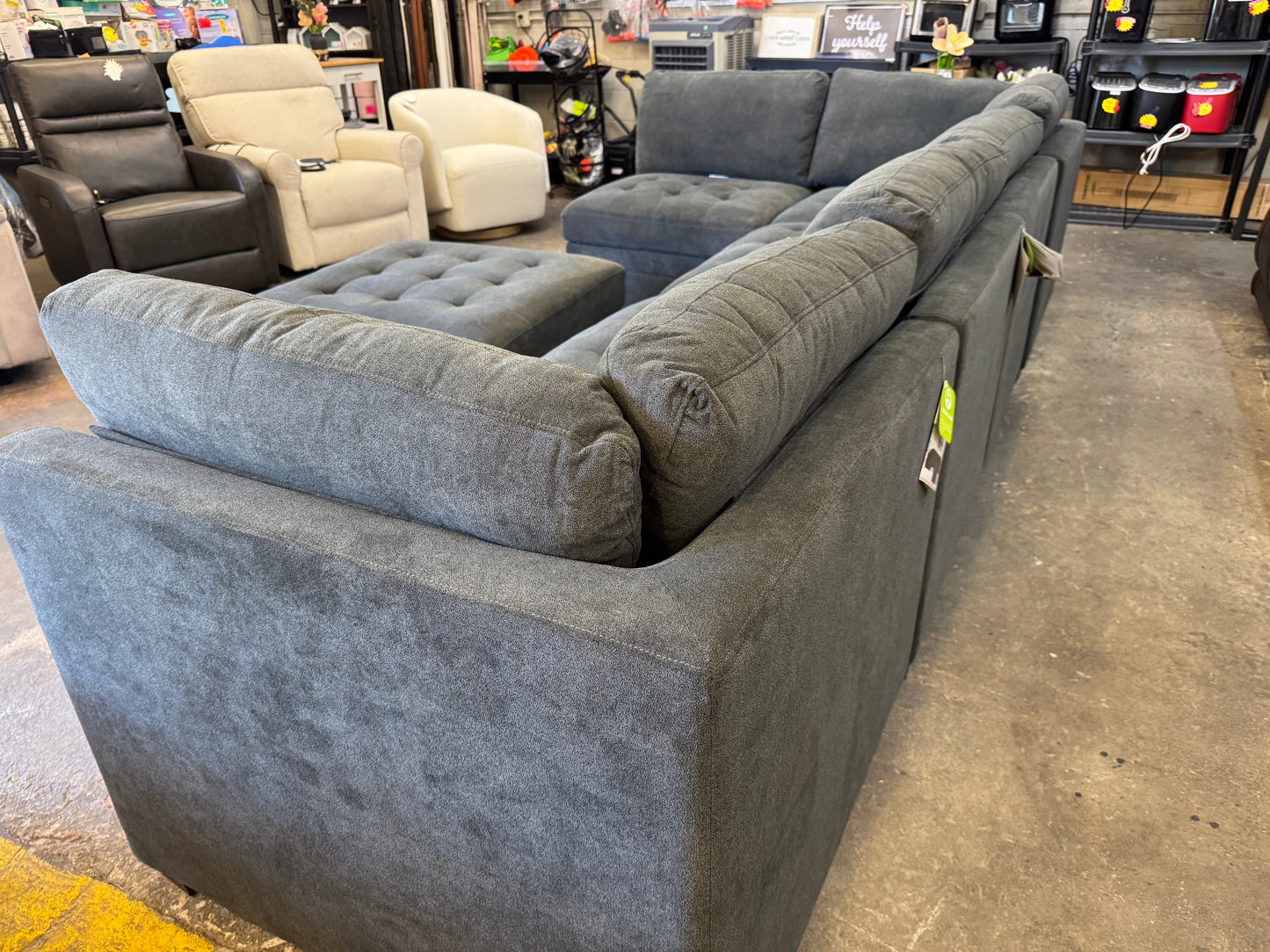 Charcoal modular sectional Thomasville