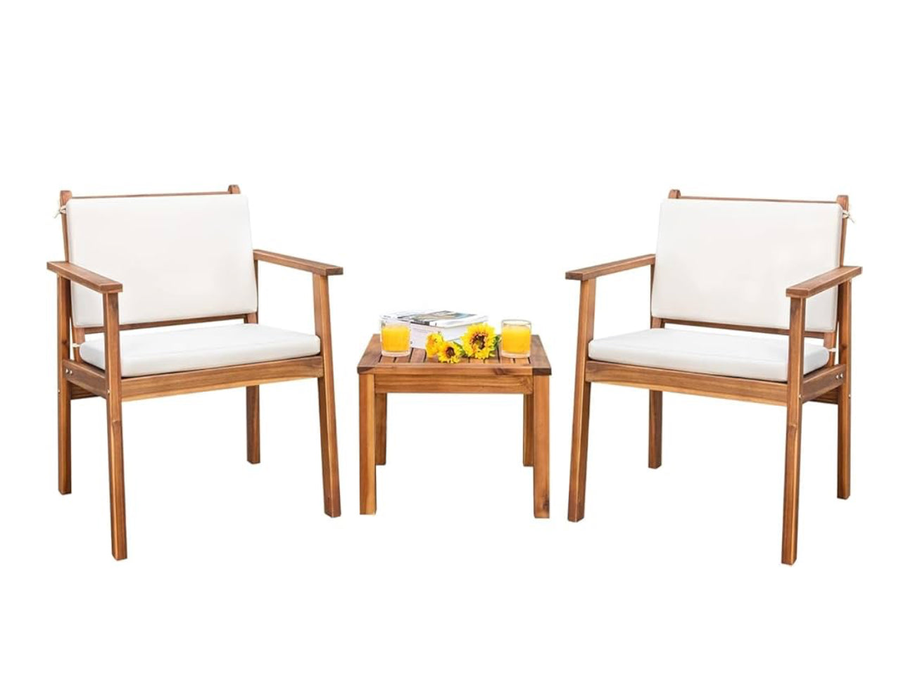 Patio set 2 chairs and table free shipping in the US