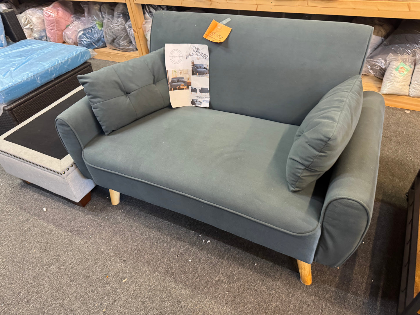 Small accent chair new in box black