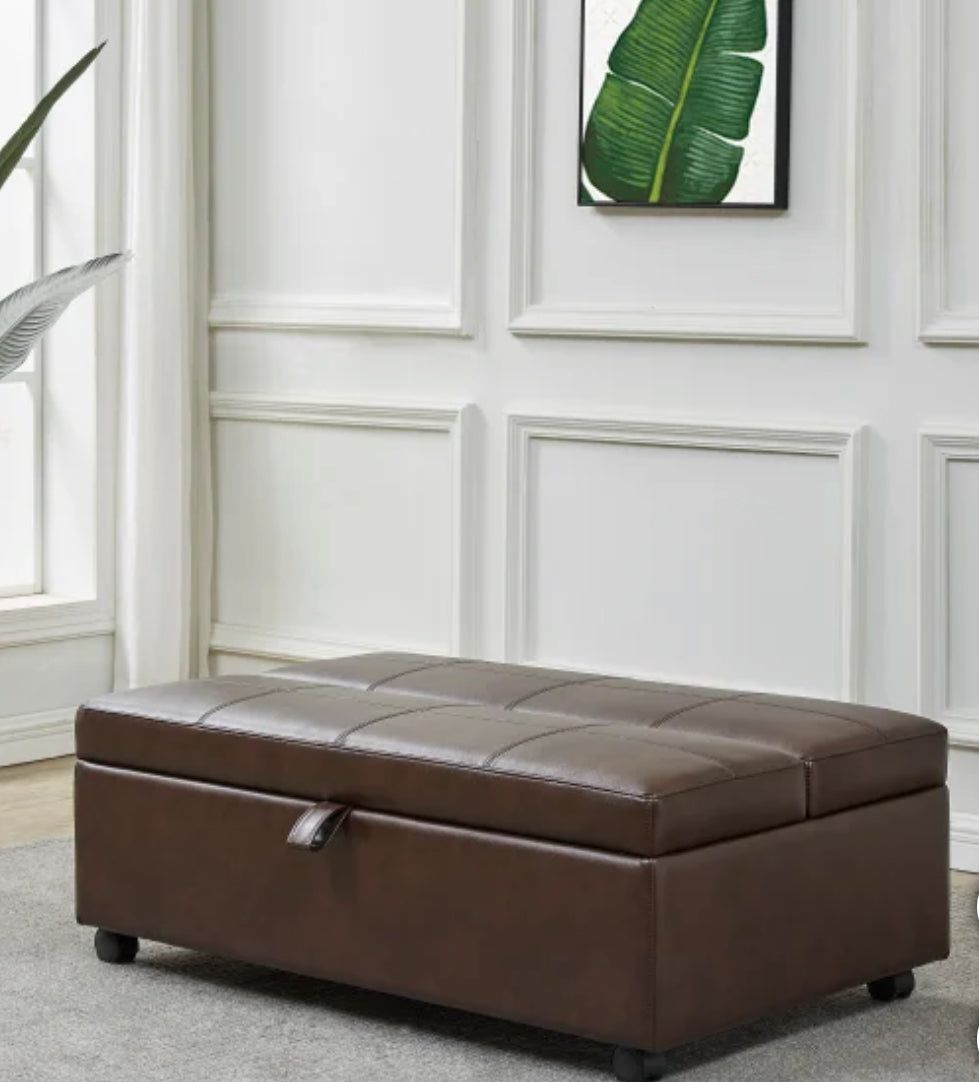 Bed ottoman , pull out bed. Compact designs .
