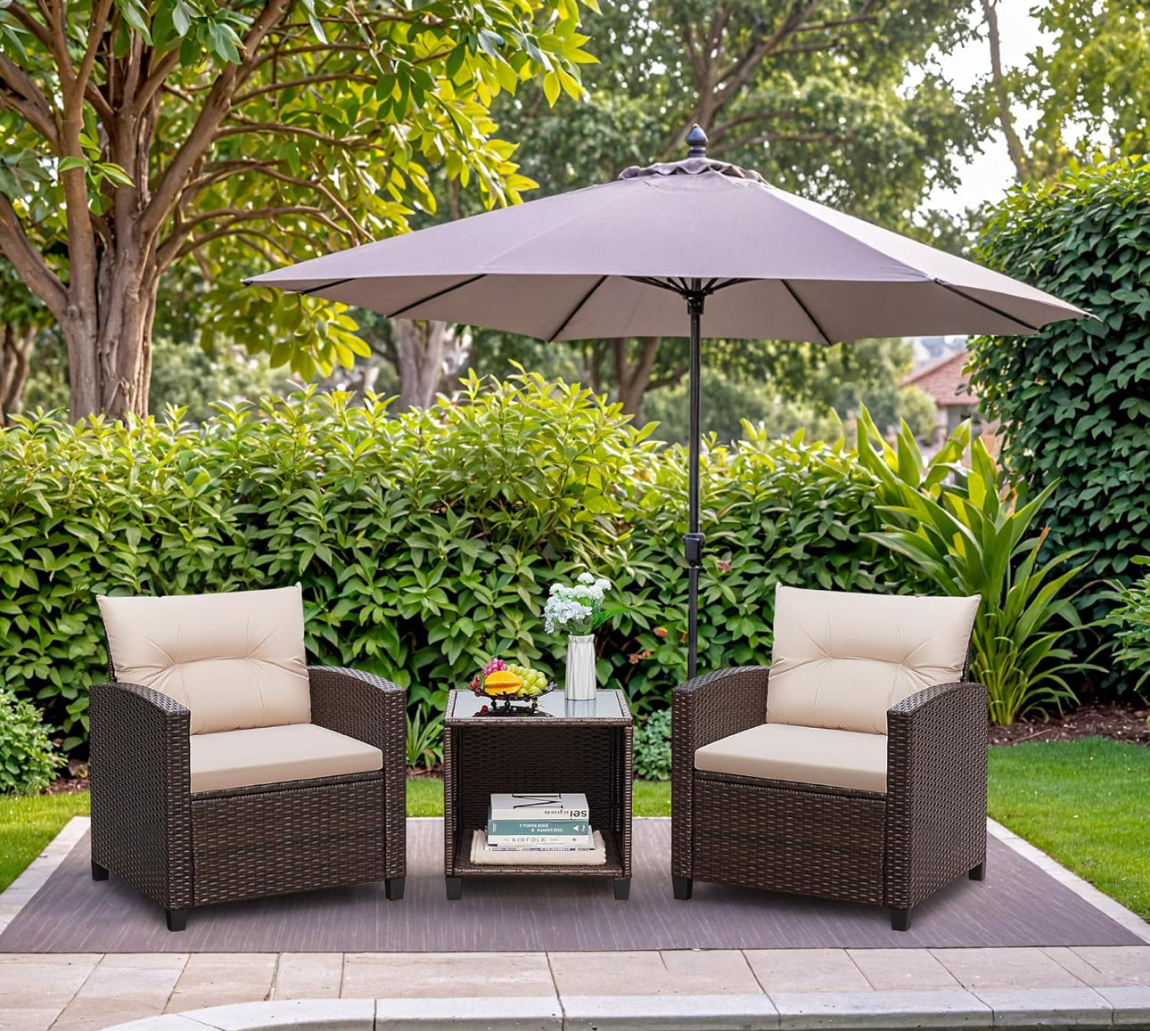 Patio chairs and table free shipping in the US