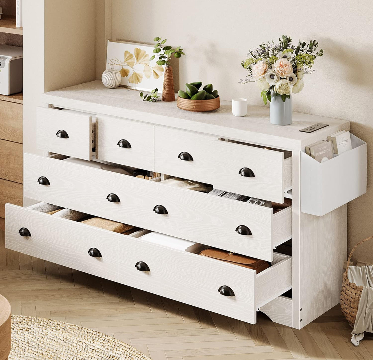 White dresser 8 drawer free shipping in the US