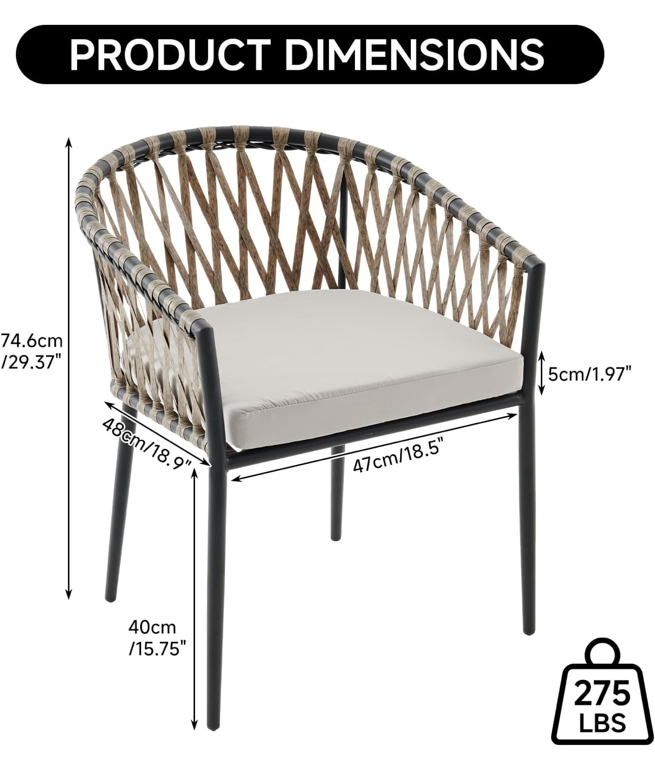 Set of 4 outdoor chairs free shipping in the US