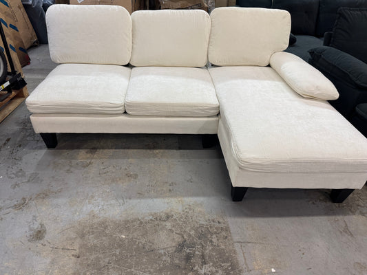 White sectional