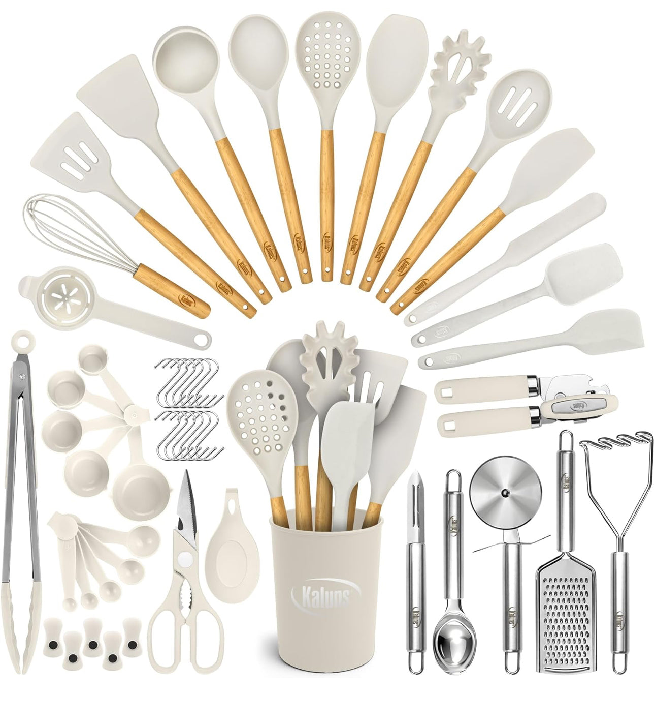 Set of 50 silicone kitchen utensils free shipping in the US