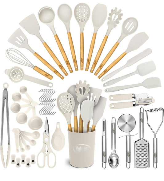 Set of 50 silicone kitchen utensils free shipping in the US