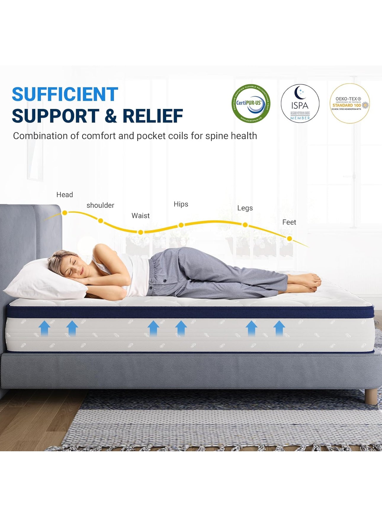 10 inch memory foam mattress