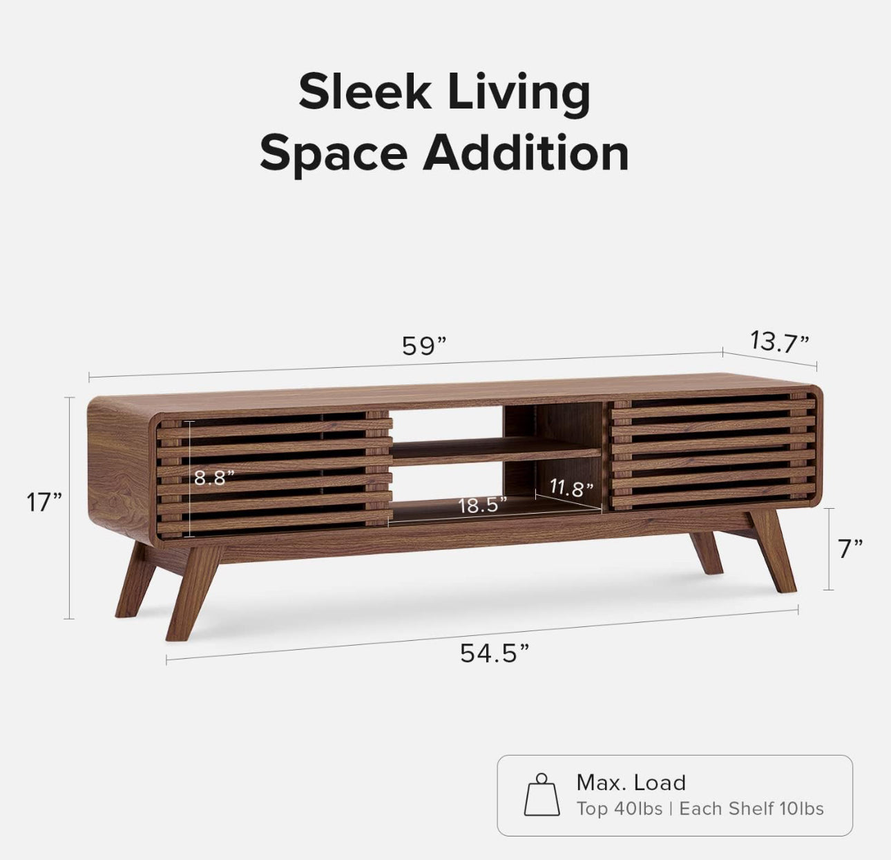 Tv stand console in box