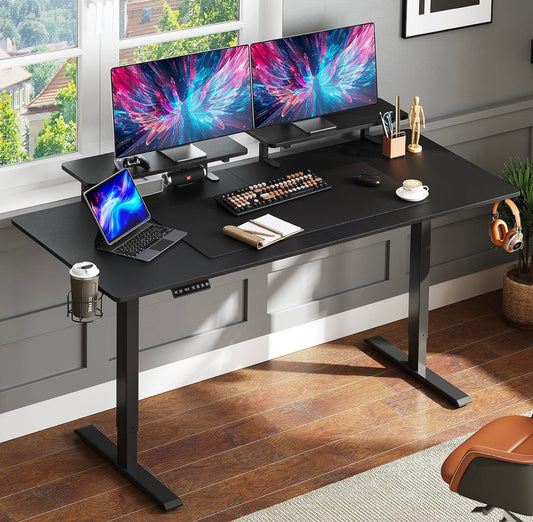 Electric desk black in box