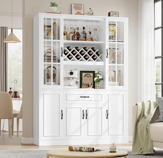 Cabinet pantry , coffee bar , white new in box free shipping in the US