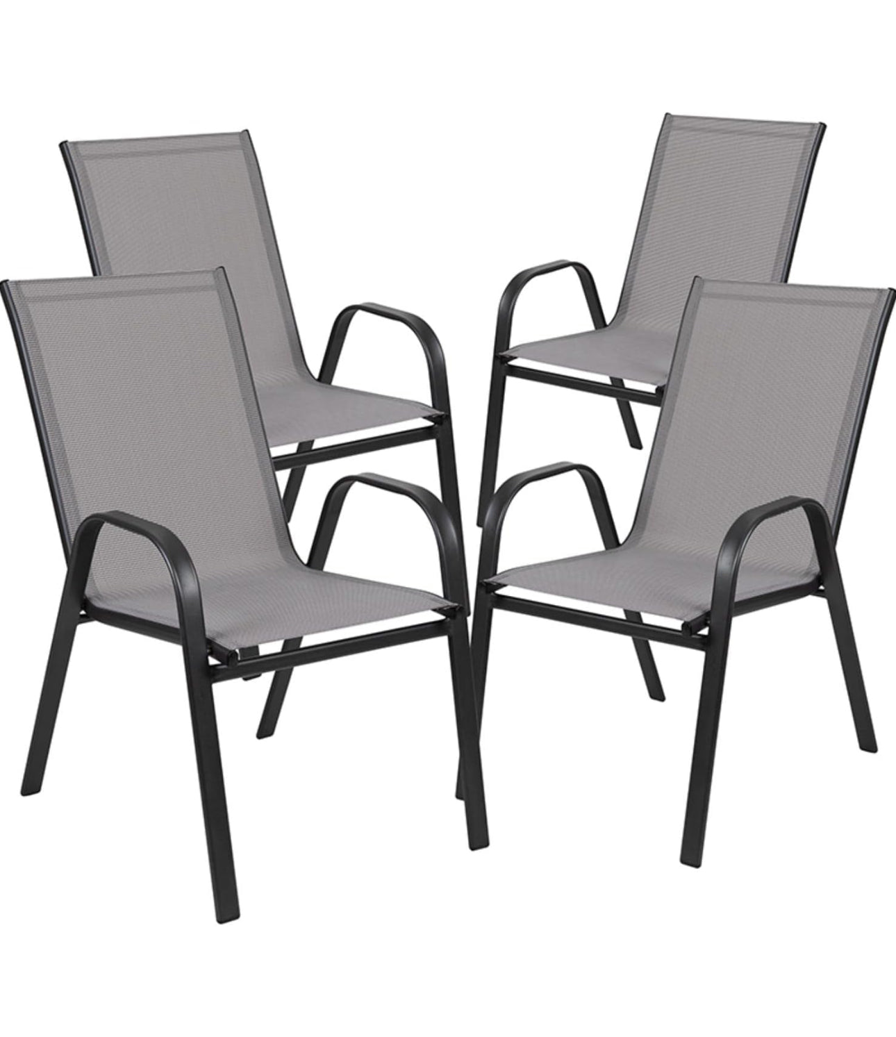 Set of 4 outdoor chairs new in box